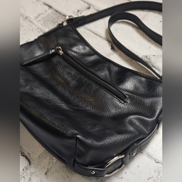 Kate and Mel Black Faux Leather Purse - Picture 4 of 14